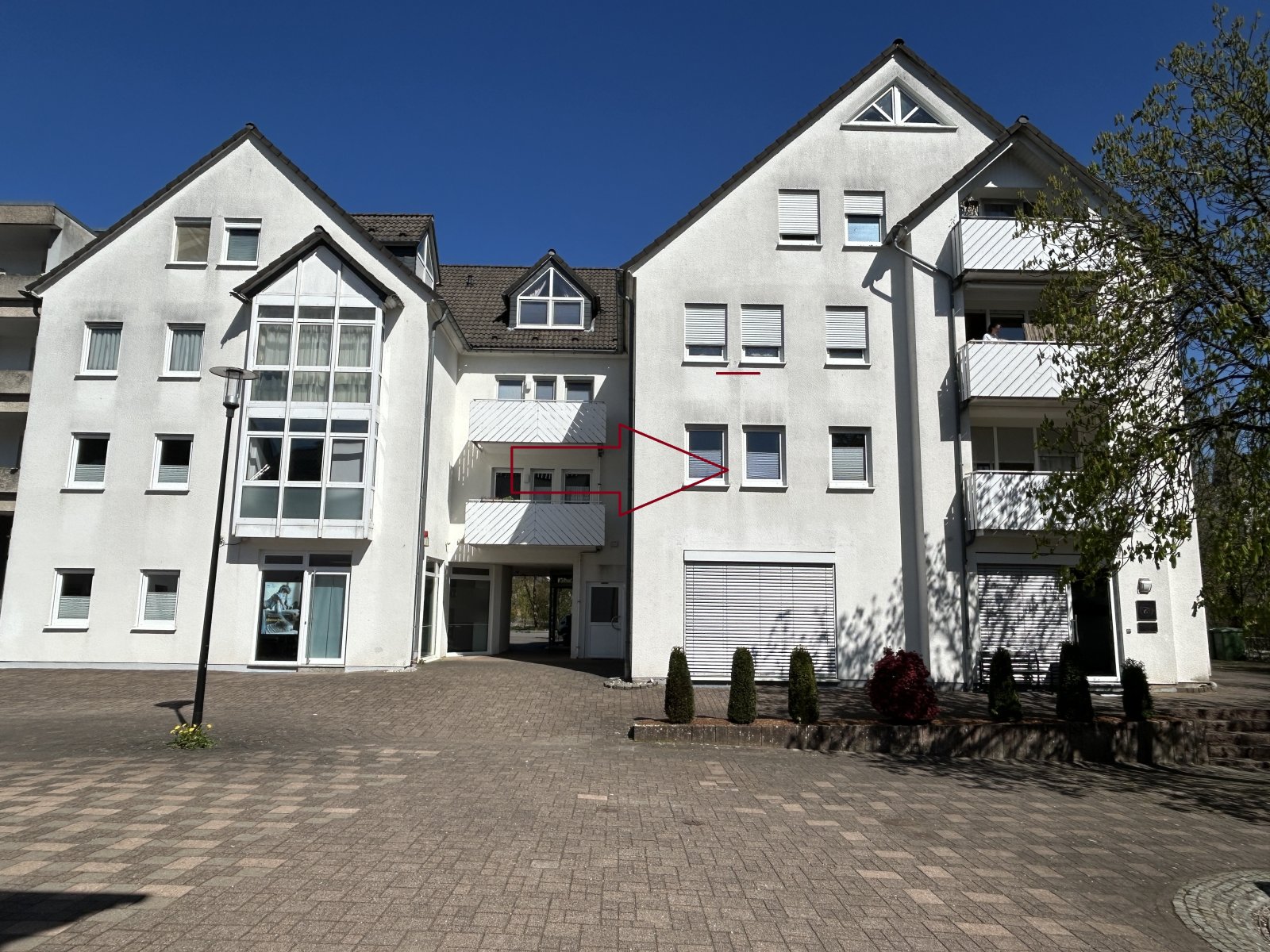 Schicke Balkon-Wohnung.