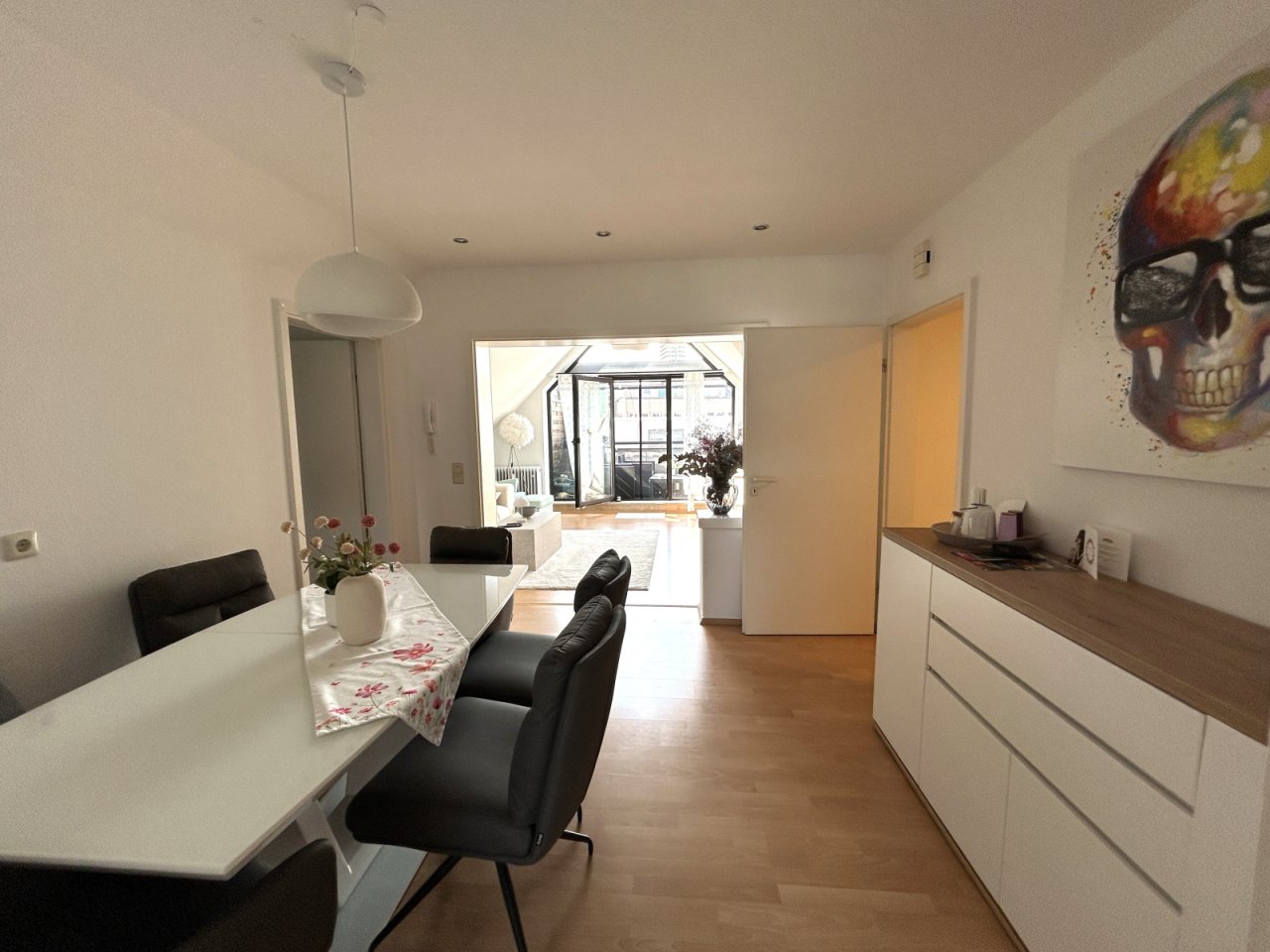 Essbereich Richtung Wohnzimmer